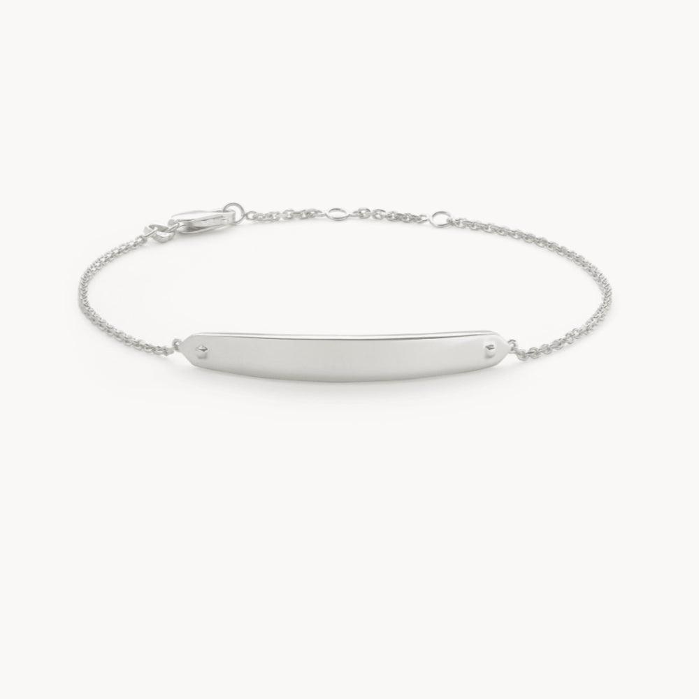 Mattie Bar Delicate Bracelet in Sterling Silver